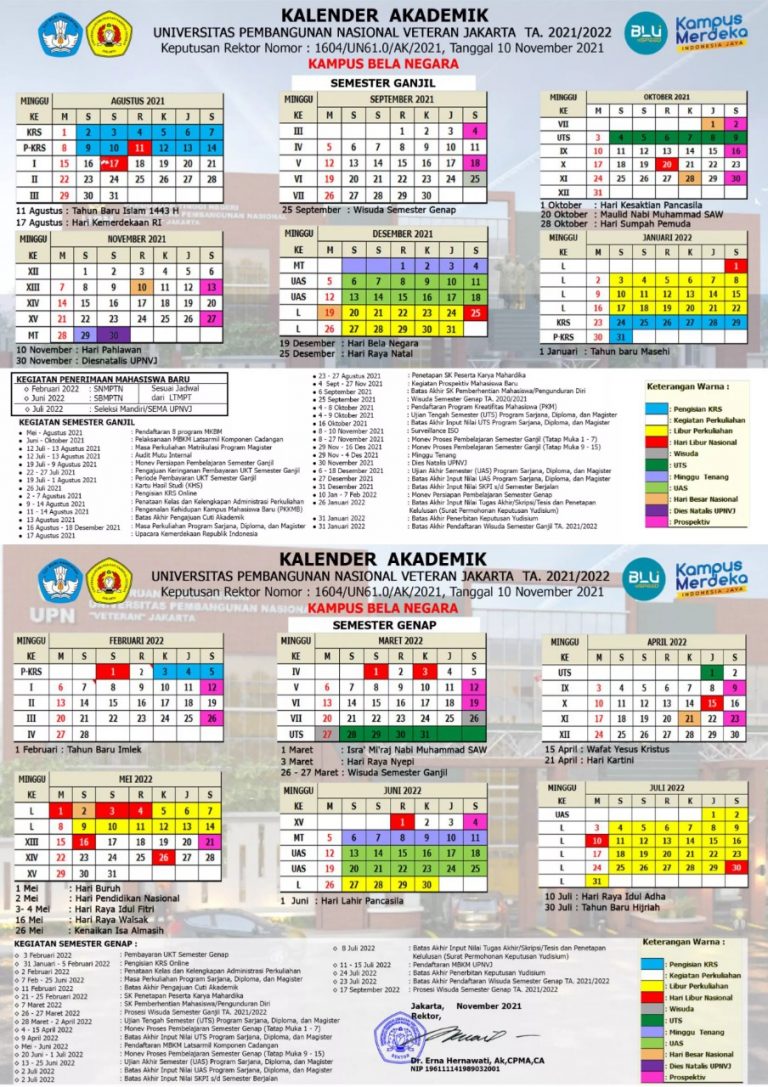 Kalender Akademik Universitas - Fakultas Ilmu Sosial & Ilmu Politik