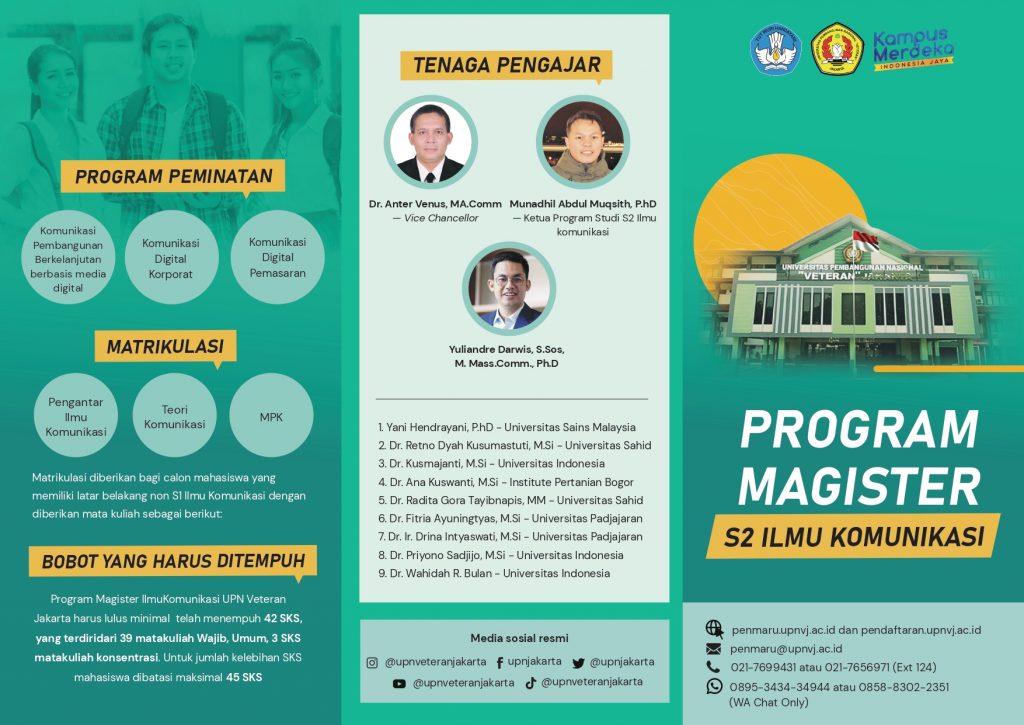 Program Magister S2 Ilmu Komunikasi — Fakultas Ilmu Sosial Dan Ilmu ...